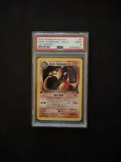 Pokemon PSA 9 (MINT) Team Rocket First Edition Dark Charizard - Image 1