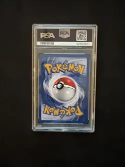 Pokemon PSA 9 (MINT) Team Rocket First Edition Dark Charizard - Image 2