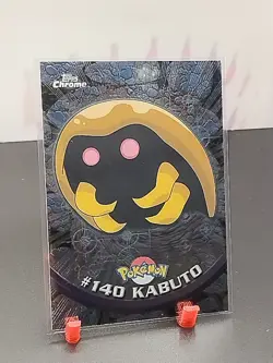 2000 Pokemon Game Topps Chrome Kabuto TV Rare Base Set Series 2 - Image 1