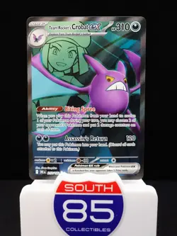 Team Rocket's Crobat ex 217/182 Ultra Rare SV10: Destined Rivals Pokemon TCG NM - Image 1