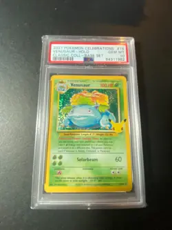 2021 Pokemon Celebrations Classic Collection #15 Venusaur Holo PSA 10 - Image 1