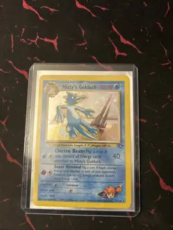 Pokemon TCG Misty's Golduck Gym Challenge 12 Holo Unlimited Rare - Image 1
