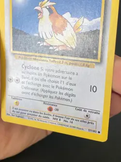 CARTE POKEMON ROUCOOL 57/102 FR COMMUNE SET DE BASE - TBE - Image 4