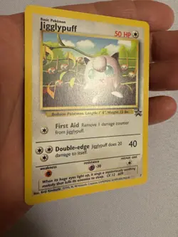 2000 Pokemon Jigglypuff Non-Holo WOTC Black Star Promo #7 - 1st Movie Soundtrack - Image 3