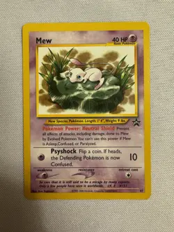 2002 Pokemon - Mew Non-Holo - WOTC Black Star Promo #47 - Pokemon League - Image 1