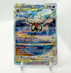 Pokemon TCG Crown Zenith Darkrai VSTAR Galarian Gallery Full Art GG50/GG70 - Image 1