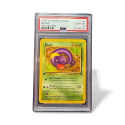 Pokemon Ekans Fossil 1st Ed 46/62 PSA 10 - Image 1