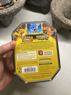 Pokemon Hidden Fates Tin Charizard GX Factory Sealed Free Shipping B - Image 4