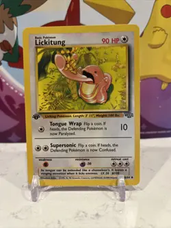 Pokemon TCG Lickitung 38/64 Jungle 1st Edition Non Holo Uncommon NM - Image 1