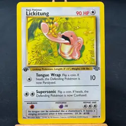 Lickitung - 38/64 - Jungle Set - 1st Edition - Uncommon - Pokemon - WOTC - NM - Image 1