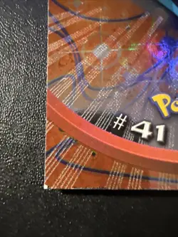 Zubat #41 Topps Foil 1999 TV Animation Edition Pokemon Card - Image 4