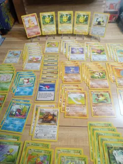 Pokemon 1999 Jungle Set Vintage Cards Pikachu Snorlax Rapidash 90 Card Lot LP - Image 1