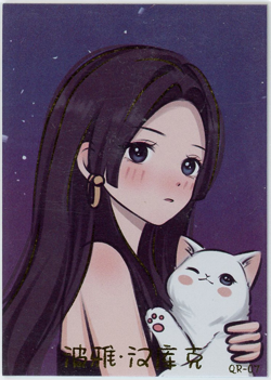 ?BOA HANCOCK - Goddess Story ANIME WAIFU Card - SWEET GIRL DIARY 2 - QR-07 - Image 1