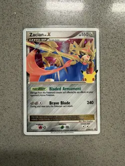 Zacian LV. X SWSH135 SWSH: Sword & Shield Promo Cards Holo - Image 1