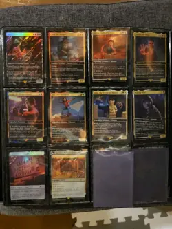 MTG Secret Lair Stranger Things Foil Card Set. Opened, Discounted - Image 1