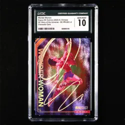 CGC GEM MINT 10 KAYOU 2023 DC Comics CCG Card DC-PR-003 Wonder Woman - Image 1