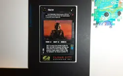 Boba Fett SWCCG Cloud City Star Wars Oversized Card Sticker Promo - Image 1