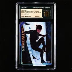 CGC PRISTINE 10 KAYOU 2023 DC Comics CCG Card DC-PR-002 Catwoman - Image 2
