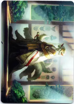 Art Series: Kamigawa: Neon Dynasty #23 Light-Paws, Emperor's Voice Art Card - Image 1