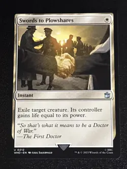 MTG Universes Beyond: Doctor Who Swords to Plowshares 0212 NM - Image 1