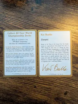 Magic The Gathering World Championship Tokyo 1999 Kai Budde Deck Complete MTG - Image 4