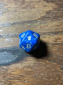 Magic the Gathering - MtG - Saviors of Kamigawa OOP d20 Spindown Counter Dice - Image 1