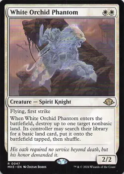 White Orchid Phantom Modern Horizons 3 Regular - Image 1