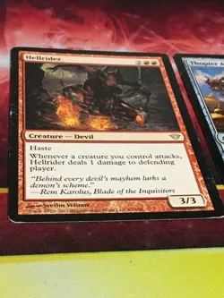 C6516 MTG MAGIC HELLRIDER 93 THOPTER ASSEMBLY 063 RARE DMG - Image 3