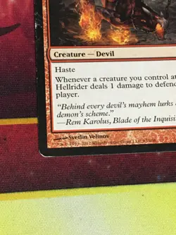 C6516 MTG MAGIC HELLRIDER 93 THOPTER ASSEMBLY 063 RARE DMG - Image 5