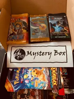 NEW, Box of 50 Sealed Packs May Include Pokemon, One Piece, MTG, Lorcana, FaB + - Image 2