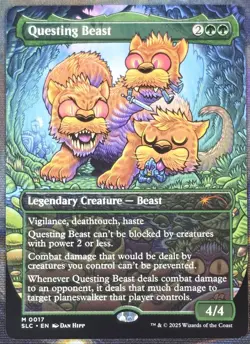 1x Questing Beast MTG Encyclopedia Of Magic Secret Lair NM - Image 1