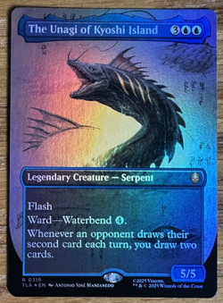 MTG Avatar: The Last Airbender, The Unagi of Kyoshi Island - Borderless Foil - Image 1