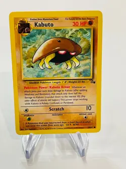 KABUTO 1999 Pokemon Fossil Set Common POKEMON 50/62 - Image 1