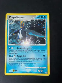 Carte Pokemon Pingoleon 4/130 - Holo - Diamant et perle - FR - NM - Image 1