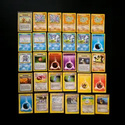 30x Pokemon Karten teilw. WOTC Sammlung gemischt div. Set TCG non Holo #43 - Image 2