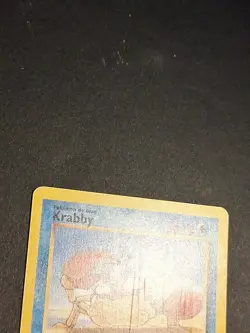 EDITION 1 Carte Pokemon Krabby 51/62 Wizards Fossile Francais - Image 4