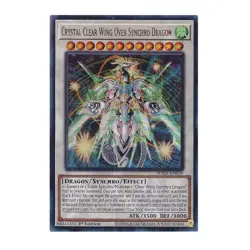 Yu-Gi-Oh! Crystal Clear Wing Over Synchro Dragon - Supreme Darkness (SUDA) - Image 1