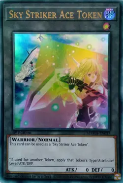 MAMA-EN013 SKY STRIKER ACE TOKEN ULTRA RARE 1ST EDITION YuGiOh CARD - Image 1