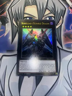 RIRA-EN039 Borreload eXcharge Dragon Ultra Rare 1st Edition NM Yugioh Card - Image 1