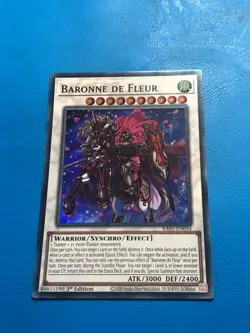YUGIOH Super Rare Baronne De Fleur RA01-EN034 1st Edition - Image 1