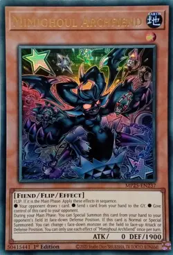 MP25-EN237 MIMIGHOUL ARCHFIEND ULTRA RARE 1ST EDITION YuGiOh CARD - Image 1