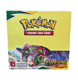 1x EMPTY Pokemon TCG Sword & Shield Evolving Skies Booster Box NO CARDS/PACKS?? - Image 1