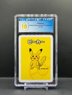 CGC 10 PRISTINE - Pikachu Old Maid 2019 Japanese Pokemon Card - Image 1