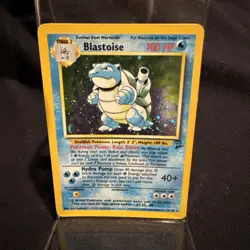 Pokemon TCG Blastoise Holo Unlimited Rare Card 2/130 Base Set 2 - Image 1
