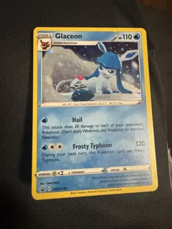 Pokemon Holo Glaceon Swsh192 Promo Card Good Condition - Image 1