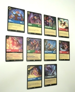 Disney Lorcana Theme -The Great Mouse Detective Theme Lot of 10 cards - Image 1