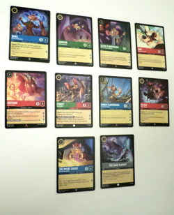 Disney Lorcana Theme -The Great Mouse Detective Theme Lot of 10 cards - Image 2