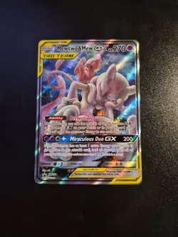 Mewtwo & Mew GX SM191 Sm Holo Pokemon Card PROMO - Image 1
