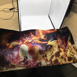Pokemon TCG Charizard Playmat Card Game Trading Scarlet & Violet Gaming Mat - Image 1
