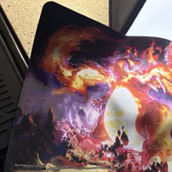 Pokemon TCG Charizard Playmat Card Game Trading Scarlet & Violet Gaming Mat - Image 2
